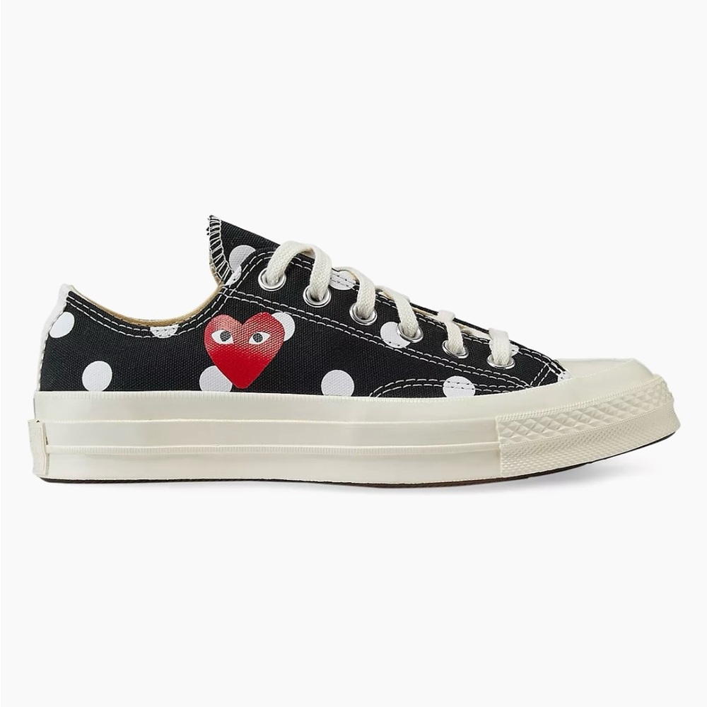 Comme des Garcons Black and White Polka Dot Sneakers